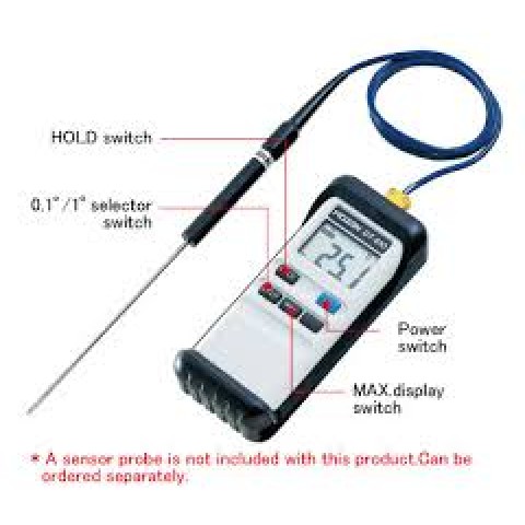 HZ DT510-TA DIGITAL THERMOMETER WITH CALIBRATION CERT