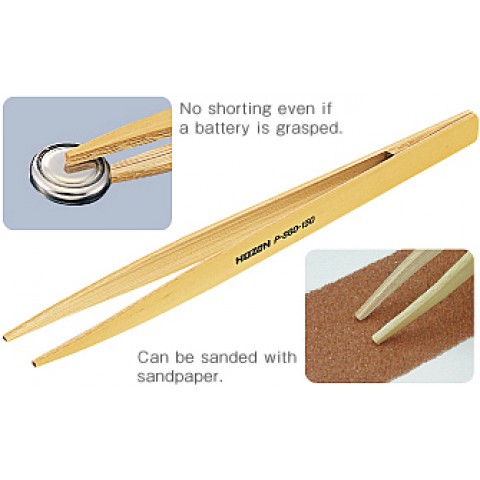 HZ P860-125 BAMBOO TWEEZERS 