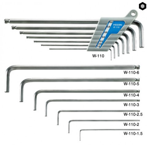 HZ W110   BALLPOINT L-WRENCH SET 