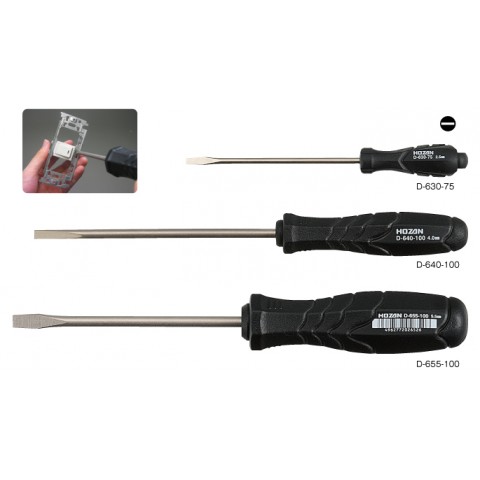 HZ D655-100   SLOTTED SCREWDRIVERS